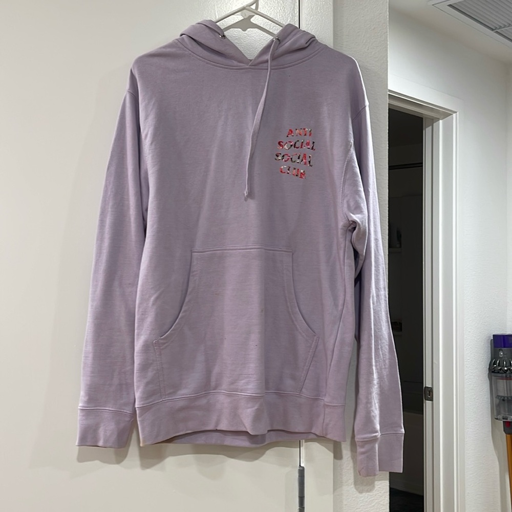 Anti-Social Purple Hoodie